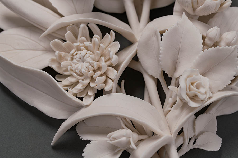 Kate MacDowell
Memoriam, Hand built porcelain sculpture 