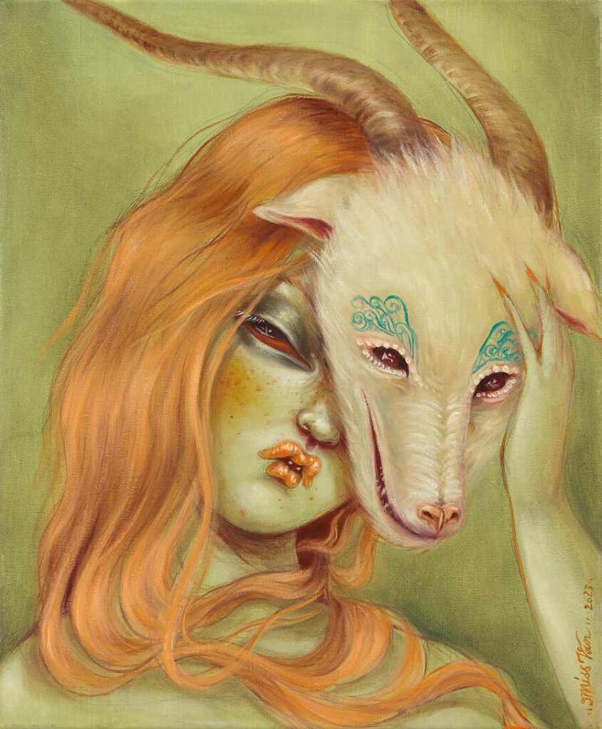 Miss-Van-Portrait-with-Goat-Mask